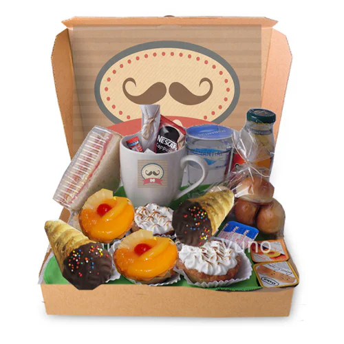 Desayuno en caja ellos 2