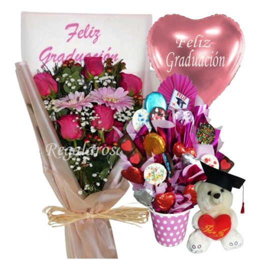Flores de graduación